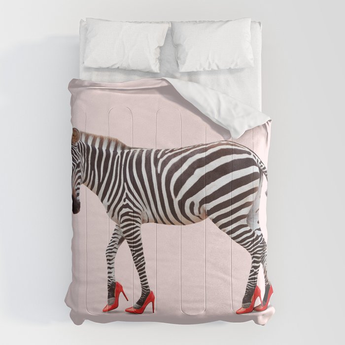 HIGH HEEL ZEBRA Comforter Gallery Image 6