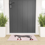 HIGH HEEL ZEBRA Welcome Mat Gallery Image 3