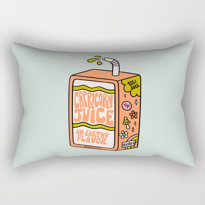 Capricorn Juice Box Rectangular Pillow Gallery Image 1