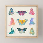 Tropical Butterflies Mini Art Print Gallery Image 1