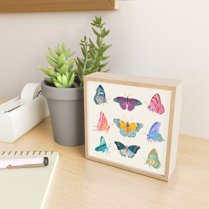 Tropical Butterflies Mini Art Print Gallery Image 2