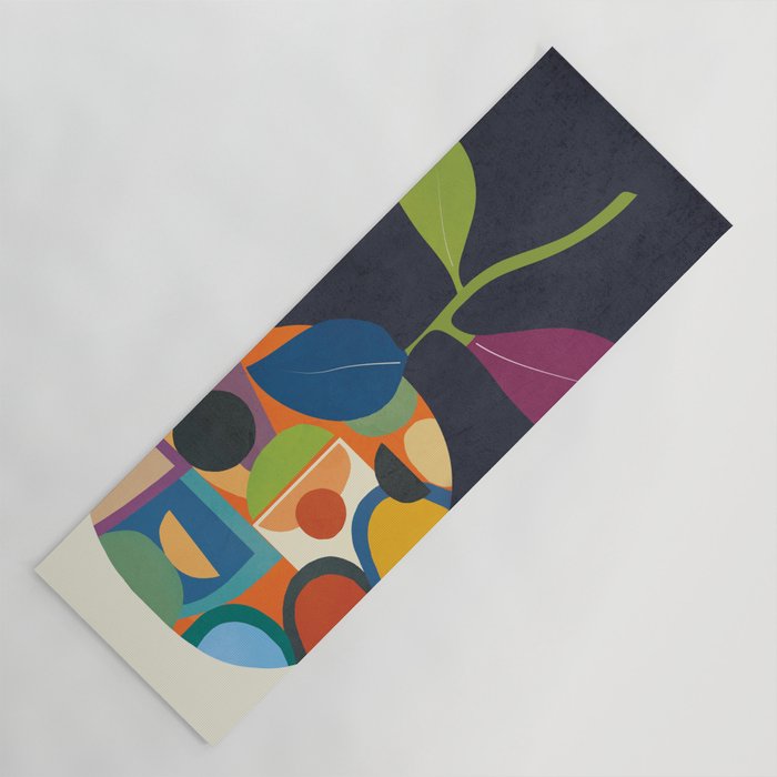 Abstract fruit shapes 01 Yoga Mat Gallery Image 1