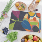 Abstract fruit shapes 01 Cutting Board Gallery Image 2