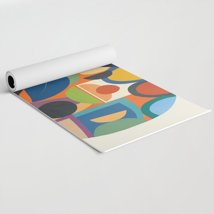 Abstract fruit shapes 01 Yoga Mat Gallery Image 2