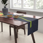 Abstract fruit shapes 01 Table Runner Gallery Image 2