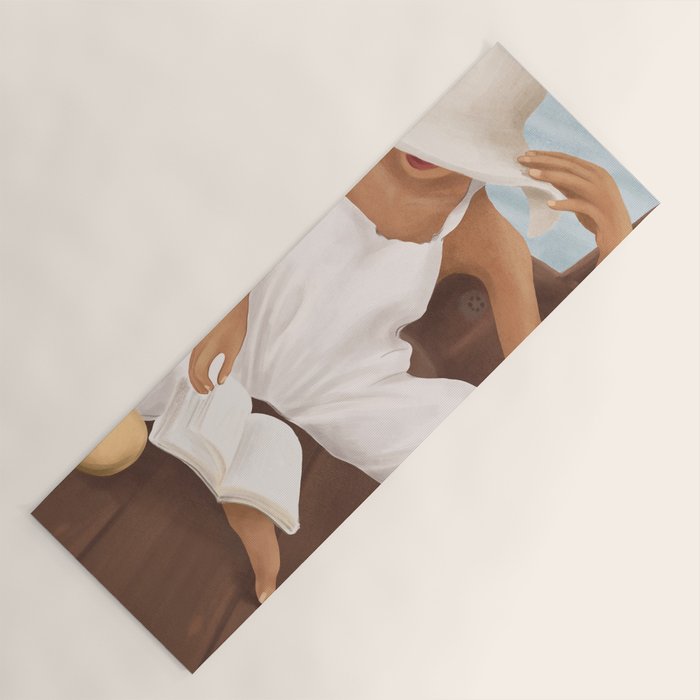 Summer Reading I Yoga Mat Gallery Image 1
