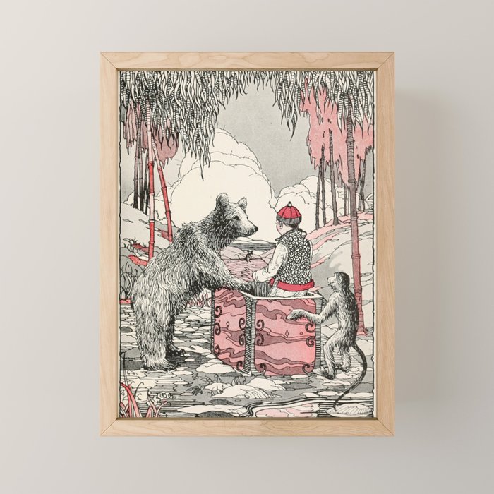 Art by Maurice "Jake" Day from "Wonder Tales from Tibet," 1922 Mini Art Print Gallery Image 1