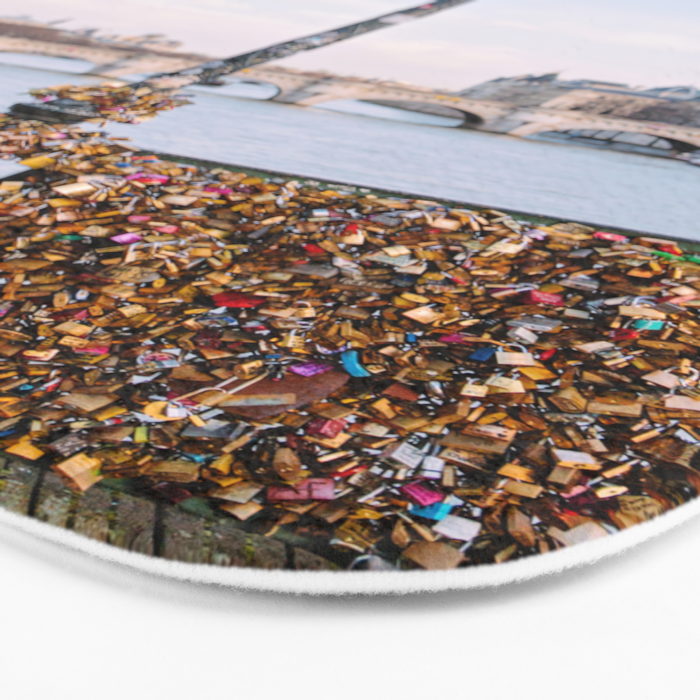 Love Locks - Paris Photography Bath Mat Gallery Image 3