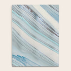 Soft Blue Aqua Marble Elegance Notebook Gallery Image 4