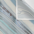Soft Blue Aqua Marble Elegance Wall Tapestry Gallery Image 3