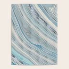 Soft Blue Aqua Marble Elegance Poster Gallery Image 4