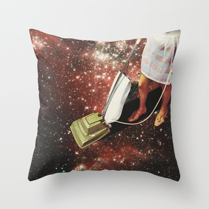 Star-dust - Vacuum cleaner Throw Pillow Gallery Image 6