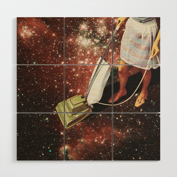 Star-dust - Vacuum cleaner Wood Wall Art Gallery Image 1