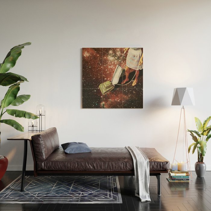 Star-dust - Vacuum cleaner Wood Wall Art Gallery Image 2