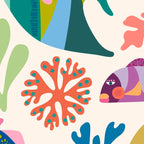 Tropical Fish and Coral Pattern Coffee Mug Gallery Image 2