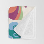 Tropical Fish and Coral Pattern Throw Blanket Gallery Image 3