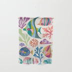 Tropical Fish and Coral Pattern Wall Hanging Gallery Image 1