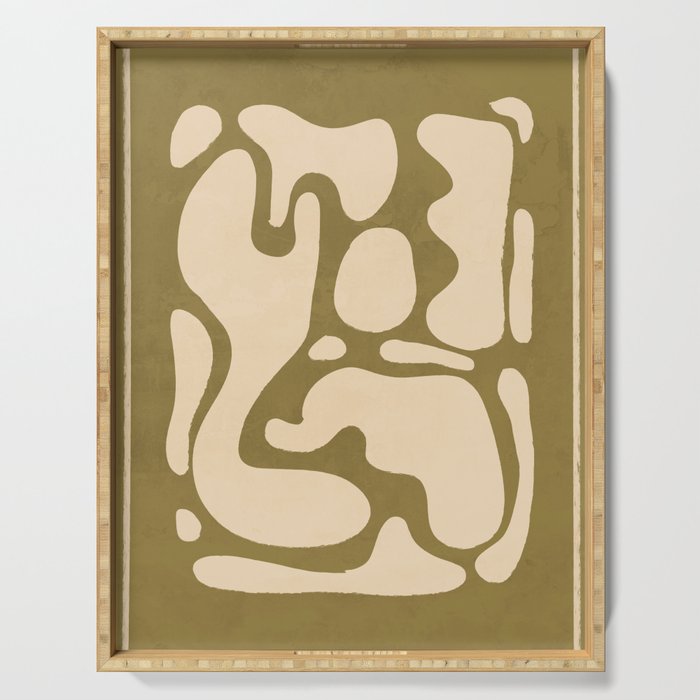 Modern Abstract Minimal Shapes 138 Serving Tray Gallery Image 1