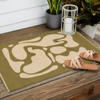 Modern Abstract Minimal Shapes 138 Outdoor Rug Gallery Image 2