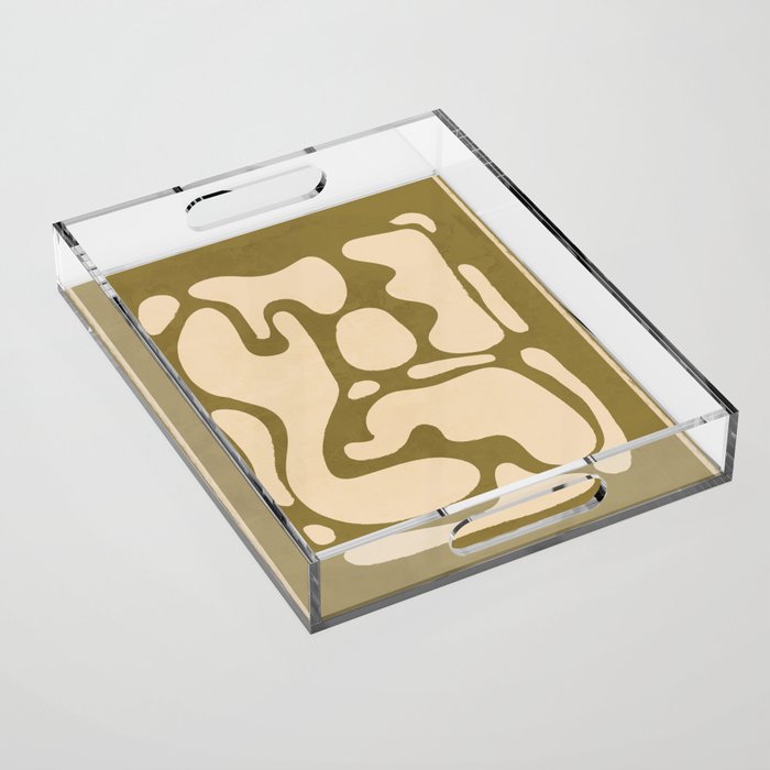 Modern Abstract Minimal Shapes 138 Acrylic Tray Gallery Image 1
