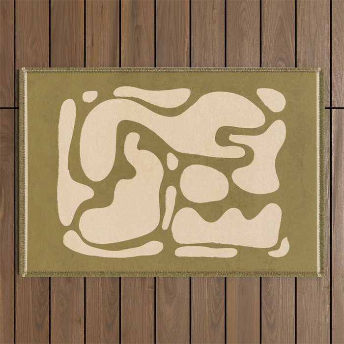Modern Abstract Minimal Shapes 138 Outdoor Rug Gallery Image 1