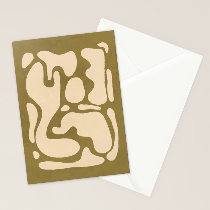Modern Abstract Minimal Shapes 138 Stationery Card Gallery Image 2