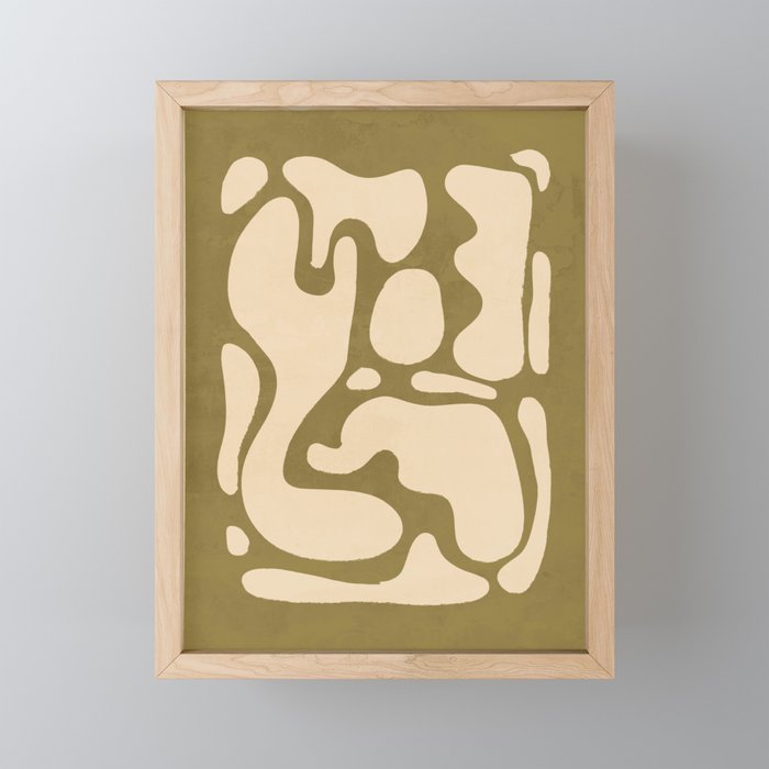 Modern Abstract Minimal Shapes 138 Mini Art Print Gallery Image 1