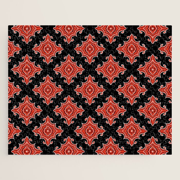 Red Waves Jigsaw Puzzle Gallery Image 1
