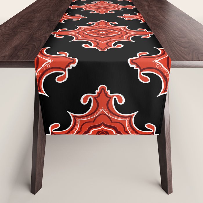 Red Waves Table Runner Gallery Image 1