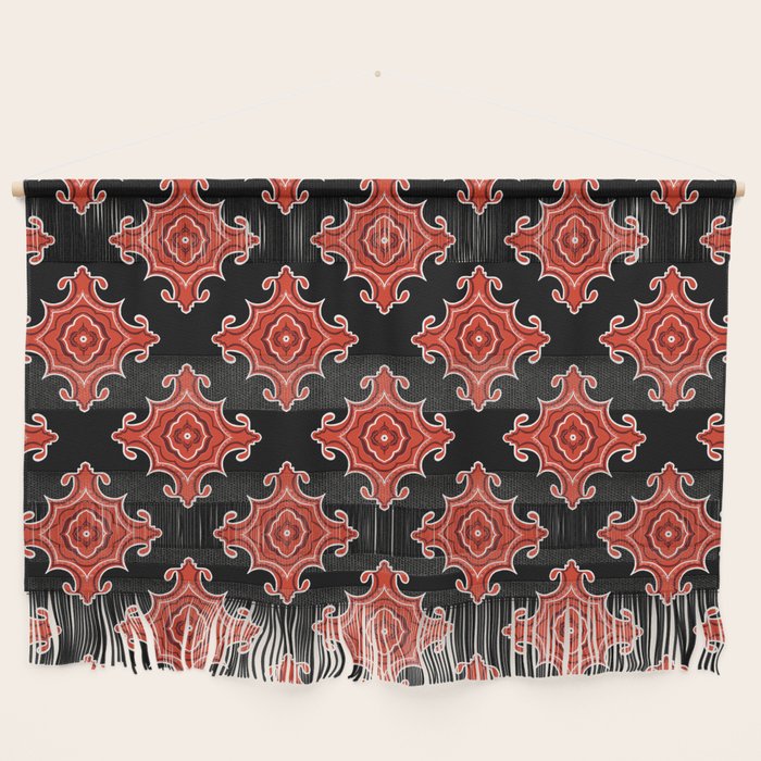 Red Waves Wall Hanging Gallery Image 1