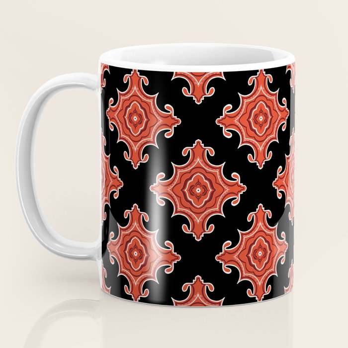 Red Waves Coffee Mug Gallery Image 3