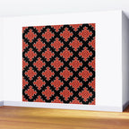 Red Waves Wall Mural Gallery Image 2