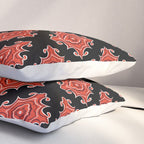 Red Waves Pillow Sham Gallery Image 3