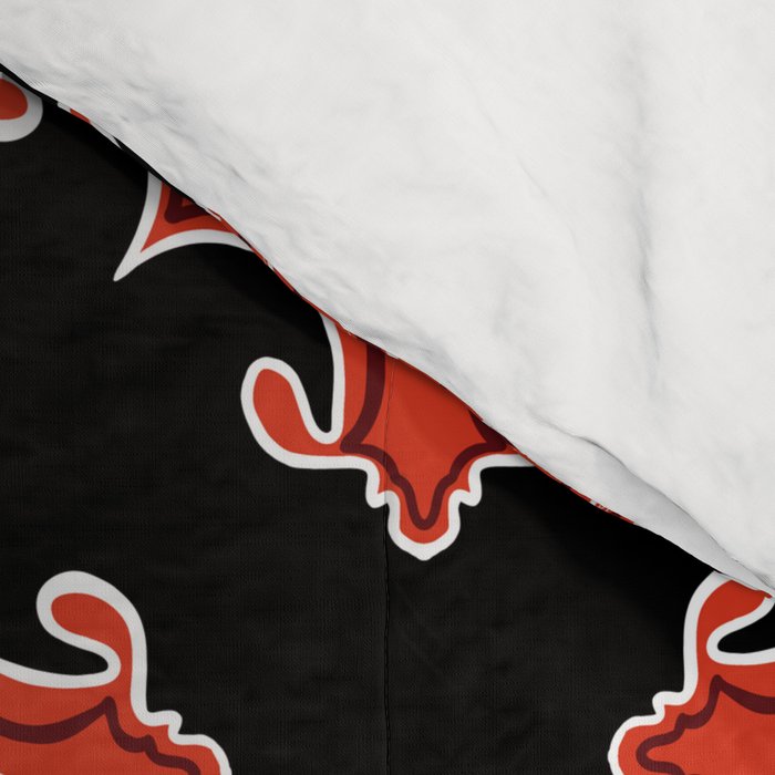 Red Waves Comforter Gallery Image 4