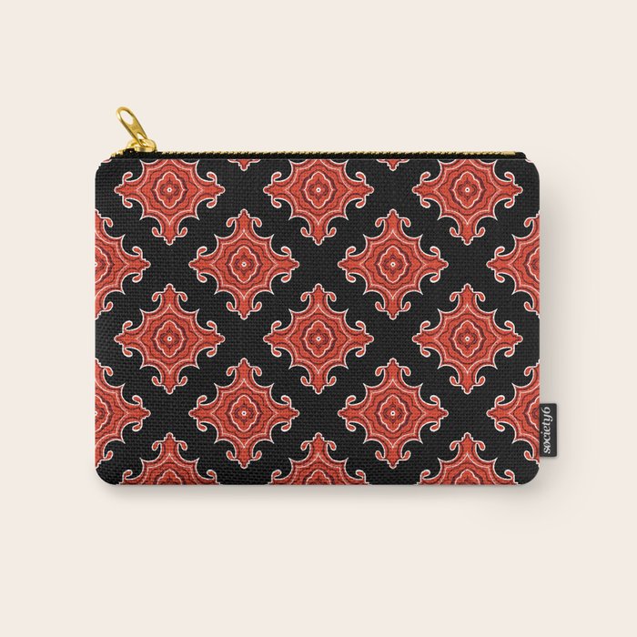 Red Waves Carry All Pouch Gallery Image 1