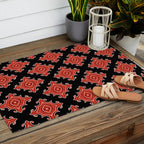 Red Waves Outdoor Rug Gallery Image 2