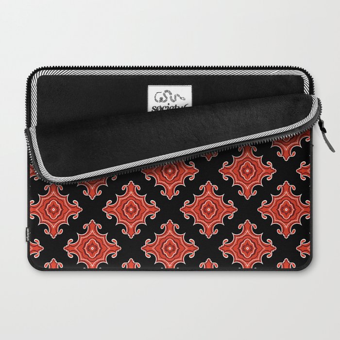 Red Waves Laptop Sleeve Gallery Image 2