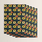Midnight Flowers Wrapping Paper Gallery Image 3