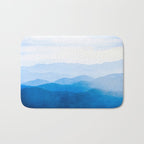 Smoky Mountain National Park Sunset Layers IV - Nature Photography Bath Mat Gallery Image 1