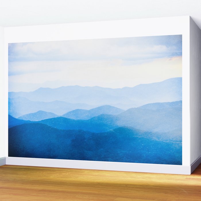 Smoky Mountain National Park Sunset Layers IV - Nature Photography Wall Mural Gallery Image 2