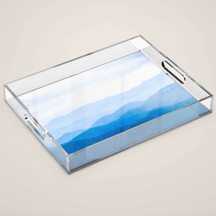 Smoky Mountain National Park Sunset Layers IV - Nature Photography Acrylic Tray Gallery Image 1