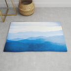 Smoky Mountain National Park Sunset Layers IV - Nature Photography Rug Gallery Image 1