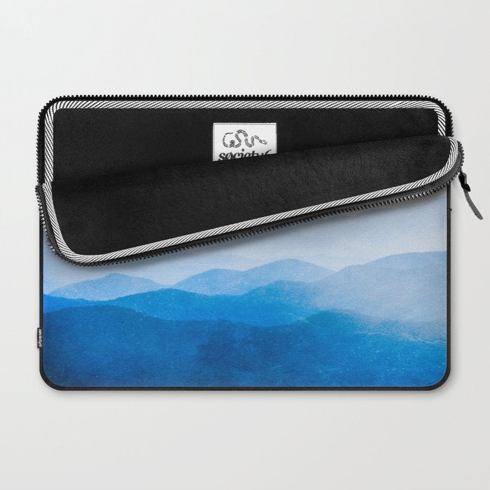 Smoky Mountain National Park Sunset Layers IV - Nature Photography Laptop Sleeve Gallery Image 2