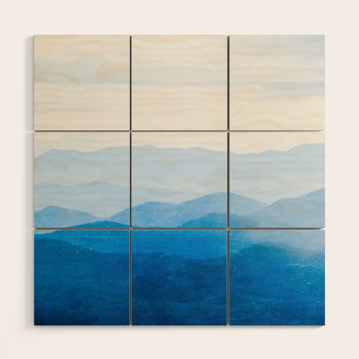 Smoky Mountain National Park Sunset Layers IV - Nature Photography Wood Wall Art Gallery Image 1