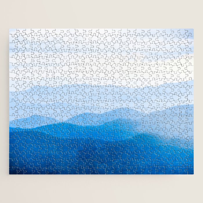 Smoky Mountain National Park Sunset Layers IV - Nature Photography Jigsaw Puzzle Gallery Image 1