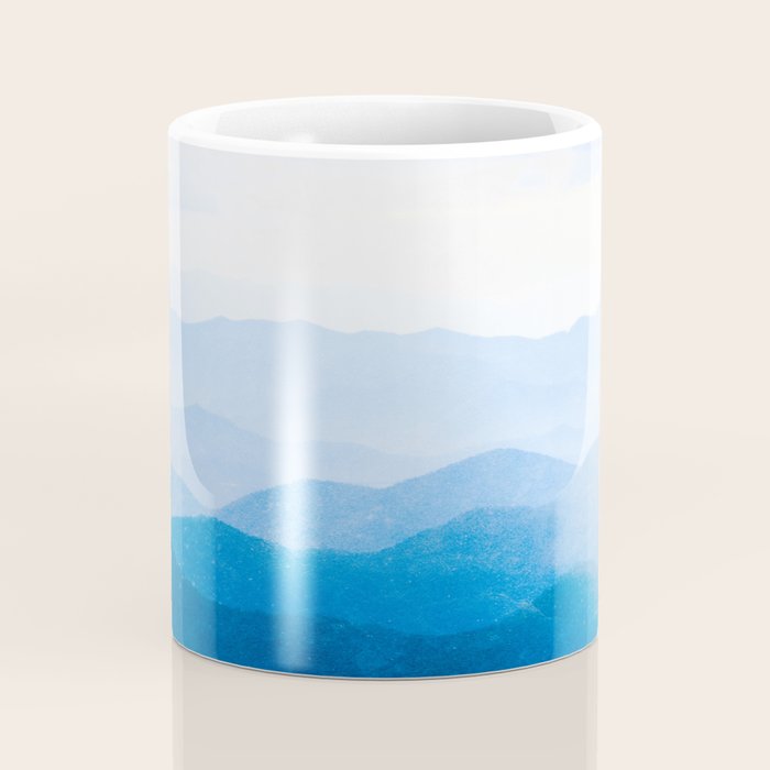 Smoky Mountain National Park Sunset Layers IV - Nature Photography Coffee Mug Gallery Image 4