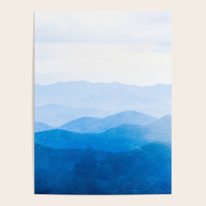 Smoky Mountain National Park Sunset Layers IV - Nature Photography Poster Gallery Image 4