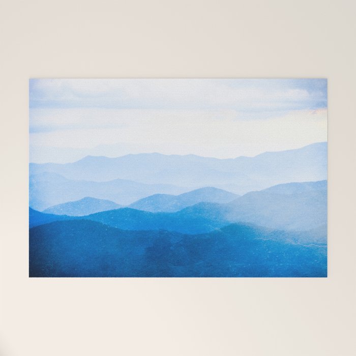 Smoky Mountain National Park Sunset Layers IV - Nature Photography Welcome Mat Gallery Image 1