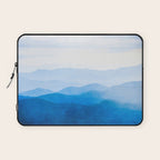 Smoky Mountain National Park Sunset Layers IV - Nature Photography Laptop Sleeve Gallery Image 1