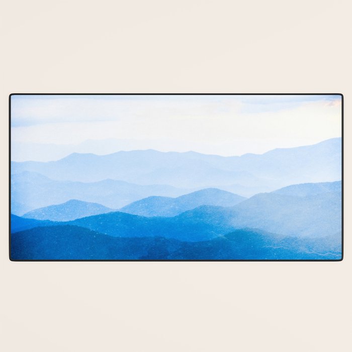 Smoky Mountain National Park Sunset Layers IV - Nature Photography Desk Mat Gallery Image 3